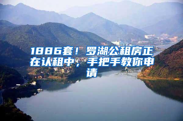 1886套！罗湖公租房正在认租中，手把手教你申请