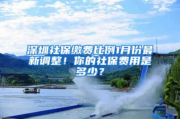 深圳社保缴费比例1月份最新调整！你的社保费用是多少？