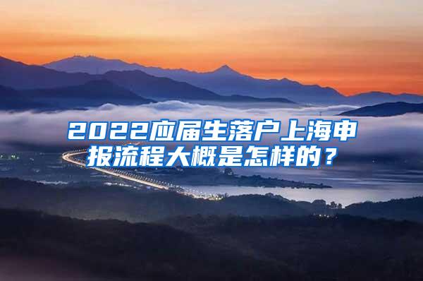 2022应届生落户上海申报流程大概是怎样的？