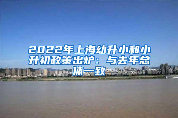 2022年上海幼升小和小升初政策出炉：与去年总体一致