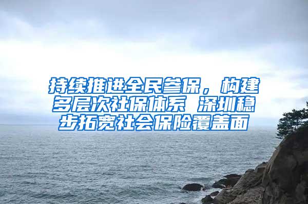 持续推进全民参保，构建多层次社保体系 深圳稳步拓宽社会保险覆盖面