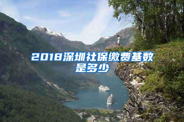 2018深圳社保缴费基数是多少