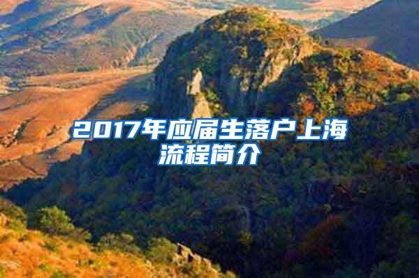 2017年应届生落户上海流程简介