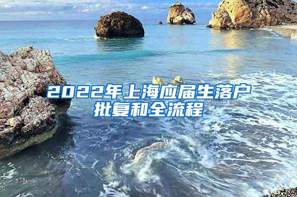 2022年上海应届生落户批复和全流程