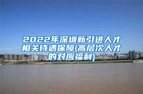 2022年深圳新引进人才相关待遇保障(高层次人才的对应福利)