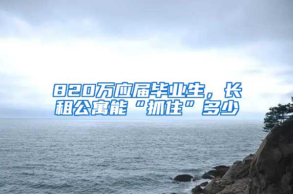 820万应届毕业生，长租公寓能“抓住”多少