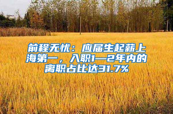 前程无忧：应届生起薪上海第一，入职1—2年内的离职占比达31.7%