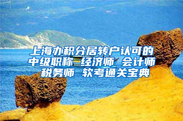 上海办积分居转户认可的中级职称 经济师 会计师 税务师 软考通关宝典