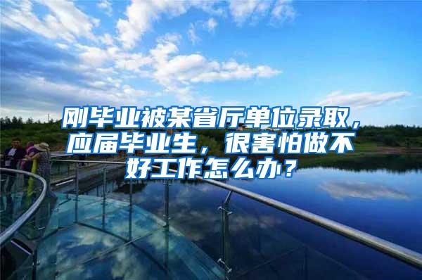 刚毕业被某省厅单位录取，应届毕业生，很害怕做不好工作怎么办？