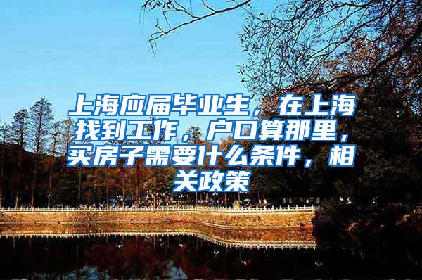 上海应届毕业生，在上海找到工作，户口算那里，买房子需要什么条件，相关政策