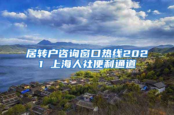 居转户咨询窗口热线2021 上海人社便利通道