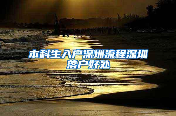 本科生入户深圳流程深圳落户好处