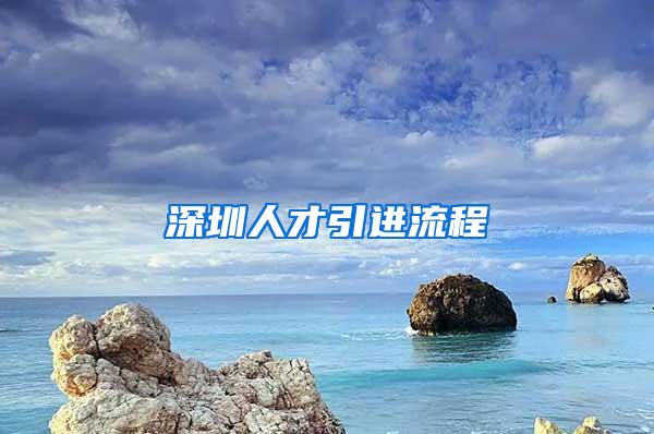 深圳人才引进流程