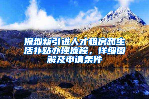 深圳新引进人才租房和生活补贴办理流程，详细图解及申请条件