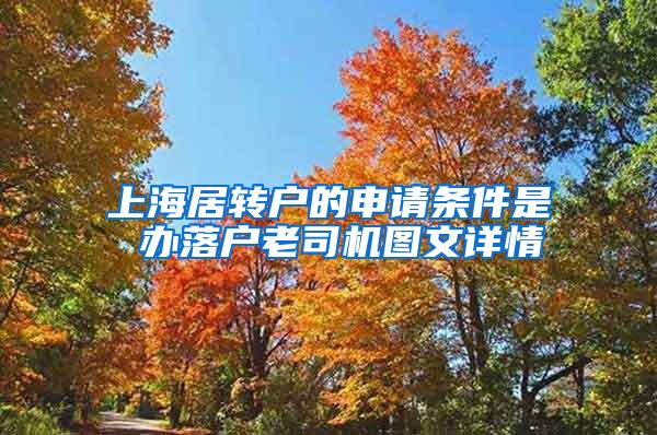 上海居转户的申请条件是 办落户老司机图文详情