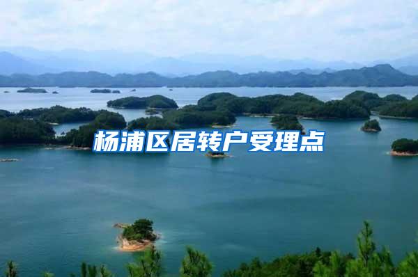 杨浦区居转户受理点