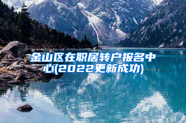 金山区在职居转户报名中心(2022更新成功)