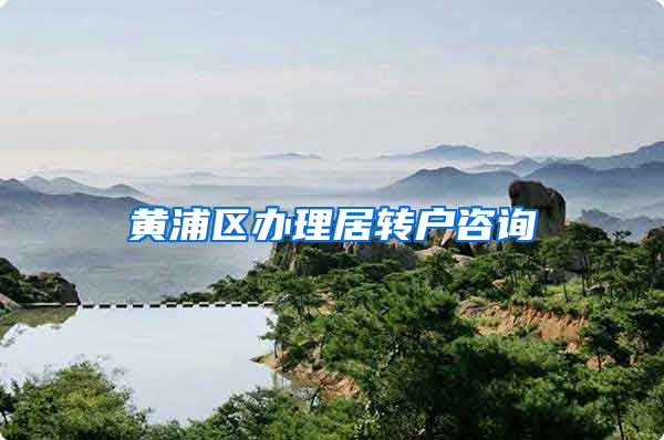 黄浦区办理居转户咨询