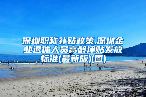 深圳职称补贴政策,深圳企业退休人员高龄津贴发放标准(最新版)(图)