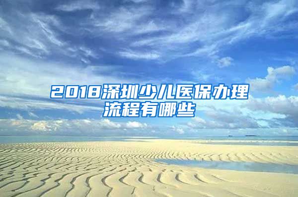 2018深圳少儿医保办理流程有哪些