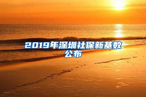 2019年深圳社保新基数公布