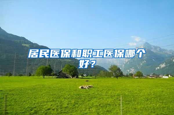 居民医保和职工医保哪个好？