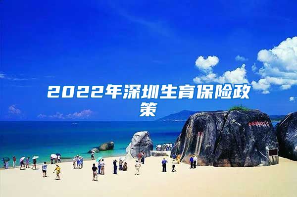 2022年深圳生育保险政策