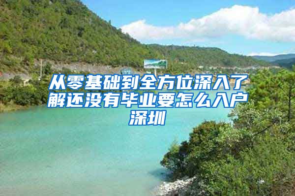 从零基础到全方位深入了解还没有毕业要怎么入户深圳