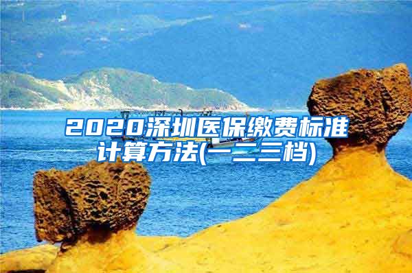 2020深圳医保缴费标准计算方法(一二三档)