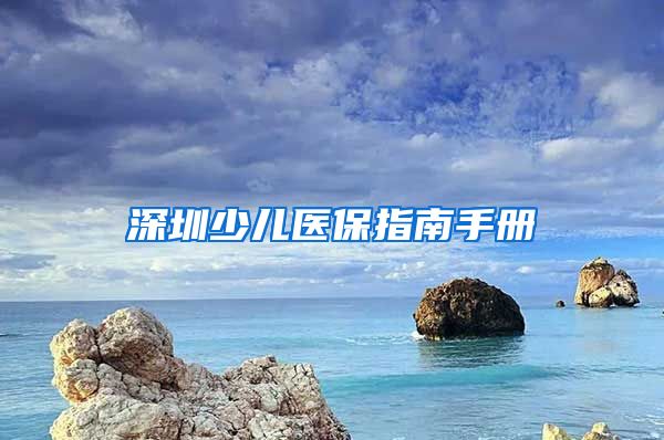 深圳少儿医保指南手册