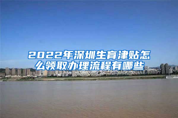 2022年深圳生育津贴怎么领取办理流程有哪些