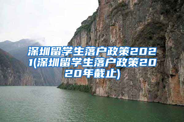 深圳留学生落户政策2021(深圳留学生落户政策2020年截止)