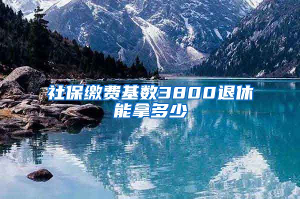 社保缴费基数3800退休能拿多少