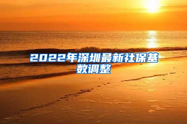 2022年深圳最新社保基数调整