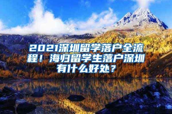 2021深圳留学落户全流程！海归留学生落户深圳有什么好处？