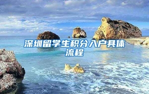 深圳留学生积分入户具体流程