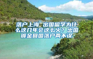 落户上海 出国留学为什么这几年会这么火？出国镀金回国落户两不误