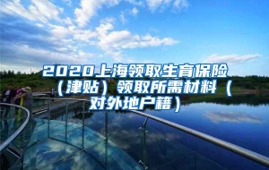 2020上海领取生育保险（津贴）领取所需材料（对外地户籍）