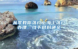 从零教你落户上海丨落户办理：线下材料递交