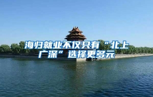 海归就业不仅只有“北上广深”选择更多元